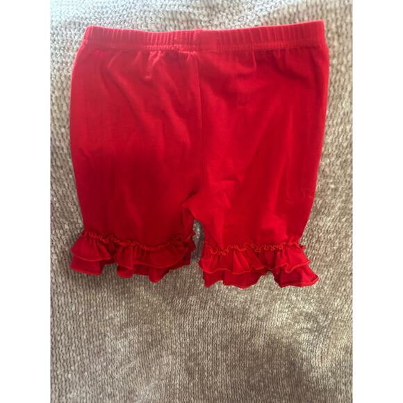 Adorable Essentials Icing Shorties Red Size 10T - Picture 2 of 2
